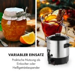 Biggie Eco Einkochautomat & Getränkespender 1000W 30-100°C Zapfhahn 9l 15 Biggie Eco Einkochautomat & Getränkespender 1000W 30-100°C Zapfhahn 9l -Küchenbedarf Angebote 10034147 de 0005 logo