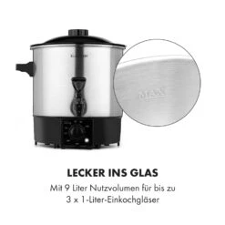 Biggie Eco Einkochautomat & Getränkespender 1000W 30-100°C Zapfhahn 9l 17 Biggie Eco Einkochautomat & Getränkespender 1000W 30-100°C Zapfhahn 9l -Küchenbedarf Angebote 10034147 de 0007 logo