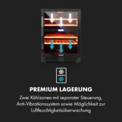 Vinovilla 43 Built-In Duo Onyx Weinkühlschrank 129l 43 Fl. 2 Zonen 16 Vinovilla 43 Built-In Duo Onyx Weinkühlschrank 129l 43 Fl. 2 Zonen -Küchenbedarf Angebote 10034155 de 0006 logo