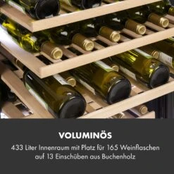 Vinovilla Grande 165 Built-in Uno Onyx Weinkühlschrank 433 Ltr 165 Fl. 14 Vinovilla Grande 165 Built-in Uno Onyx Weinkühlschrank 433 Ltr 165 Fl. -Küchenbedarf Angebote 10034156 de 0005 logo