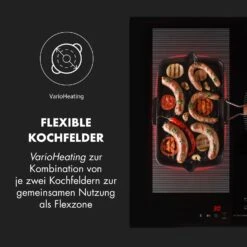 Delicatessa 3 Flex Induktionskochfeld 3 Zonen 6600W Flexzone Schwarz 16 Delicatessa 3 Flex Induktionskochfeld 3 Zonen 6600W Flexzone Schwarz -Küchenbedarf Angebote 10034194 de 0004 logo