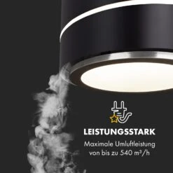 Tron Ambience Inselabzugshaube Ø38cm Umluft 540m³/h LED Schwarz -Küchenbedarf Angebote 10034213 de 0003 logo