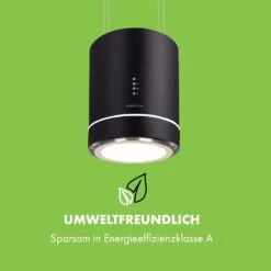 Tron Ambience Inselabzugshaube Ø38cm Umluft 540m³/h LED Schwarz -Küchenbedarf Angebote 10034213 de 0006 logo