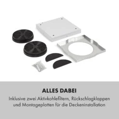 Tron Ambience Inselabzugshaube Ø38cm Umluft 540m³/h LED Schwarz -Küchenbedarf Angebote 10034213 de 0009 logo