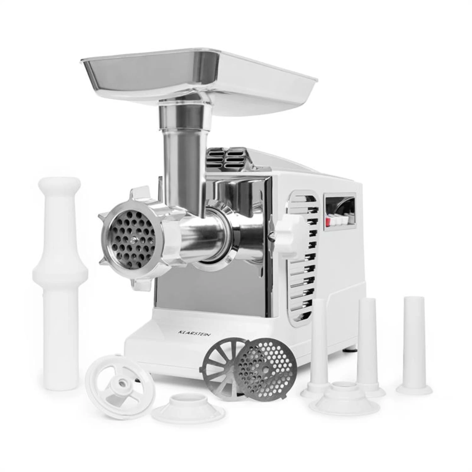 Kraftprotz Elektrischer Fleischwolf 700 W Kupfermotor Edelstahl 3 Kraftprotz Elektrischer Fleischwolf 700 W Kupfermotor Edelstahl