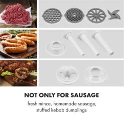 Kraftprotz Elektrischer Fleischwolf 700 W Kupfermotor Edelstahl 12 Kraftprotz Elektrischer Fleischwolf 700 W Kupfermotor Edelstahl -Küchenbedarf Angebote 10034215 yy 0003 logo Klarstein Kraftprotz elektrischer Fleischwolf weiss