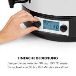 KonfiStar 40 Digital Einkocher Getränkespender 2500W 40L 100°C 180min 15 KonfiStar 40 Digital Einkocher Getränkespender 2500W 40L 100°C 180min -Küchenbedarf Angebote 10034239 de 0004 logo