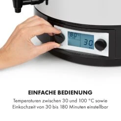 KonfiStar 50 Digital Einkocher Getränkespender 2500W 50L 100°C 180min 15 KonfiStar 50 Digital Einkocher Getränkespender 2500W 50L 100°C 180min -Küchenbedarf Angebote 10034240 de 0004 logo