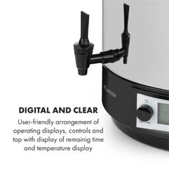 KonfiStar 60 Digital Einkocher Getränkespender 2500W 60L 100°C 180min -Küchenbedarf Angebote 10034241 yy 0006 logo Digital Food Preserver 60L