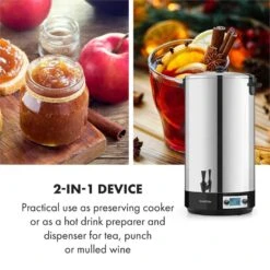 KonfiStar 60 Digital Einkocher Getränkespender 2500W 60L 100°C 180min -Küchenbedarf Angebote 10034241 yy 0007 logo Digital Food Preserver 60L