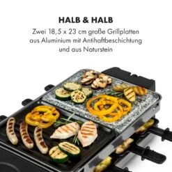 Sirloin Raclette 1500W Aluminium / Stein 8 Personen Kontroll-LED -Küchenbedarf Angebote 10034275 de 0004 logo