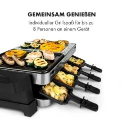 Sirloin Raclette 1500W Aluminium / Stein 8 Personen Kontroll-LED -Küchenbedarf Angebote 10034275 de 0005 logo