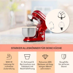 Bella Elegance Küchenmaschine 2000 W 2,7 PS 5,2 Ltr Edelstahl BPA-frei 11 Bella Elegance Küchenmaschine 2000 W 2,7 PS 5,2 Ltr Edelstahl BPA-frei -Küchenbedarf Angebote 10034364 de 0003 usp