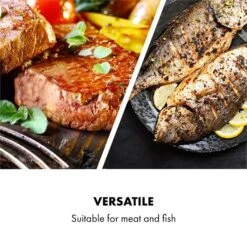 AeroVital Cube Chef Heißluftfritteuse Steak-Käfig Zubehör Edelstahl -Küchenbedarf Angebote 10034408 yy 0003 logo Klarstein AeroVital Cube Chef Steak Kaefig