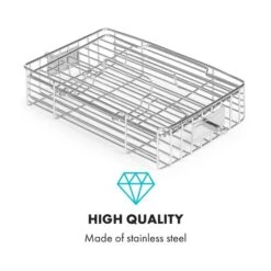 AeroVital Cube Chef Heißluftfritteuse Steak-Käfig Zubehör Edelstahl -Küchenbedarf Angebote 10034408 yy 0004 logo Klarstein AeroVital Cube Chef Steak Kaefig