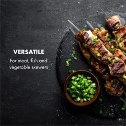 AeroVital Cube Chef Heißluftfritteuse Spießrost Zubehör Edelstahl -Küchenbedarf Angebote 10034409 yy 0004 logo Klarstein AeroVital Cube Chef Spiessrost