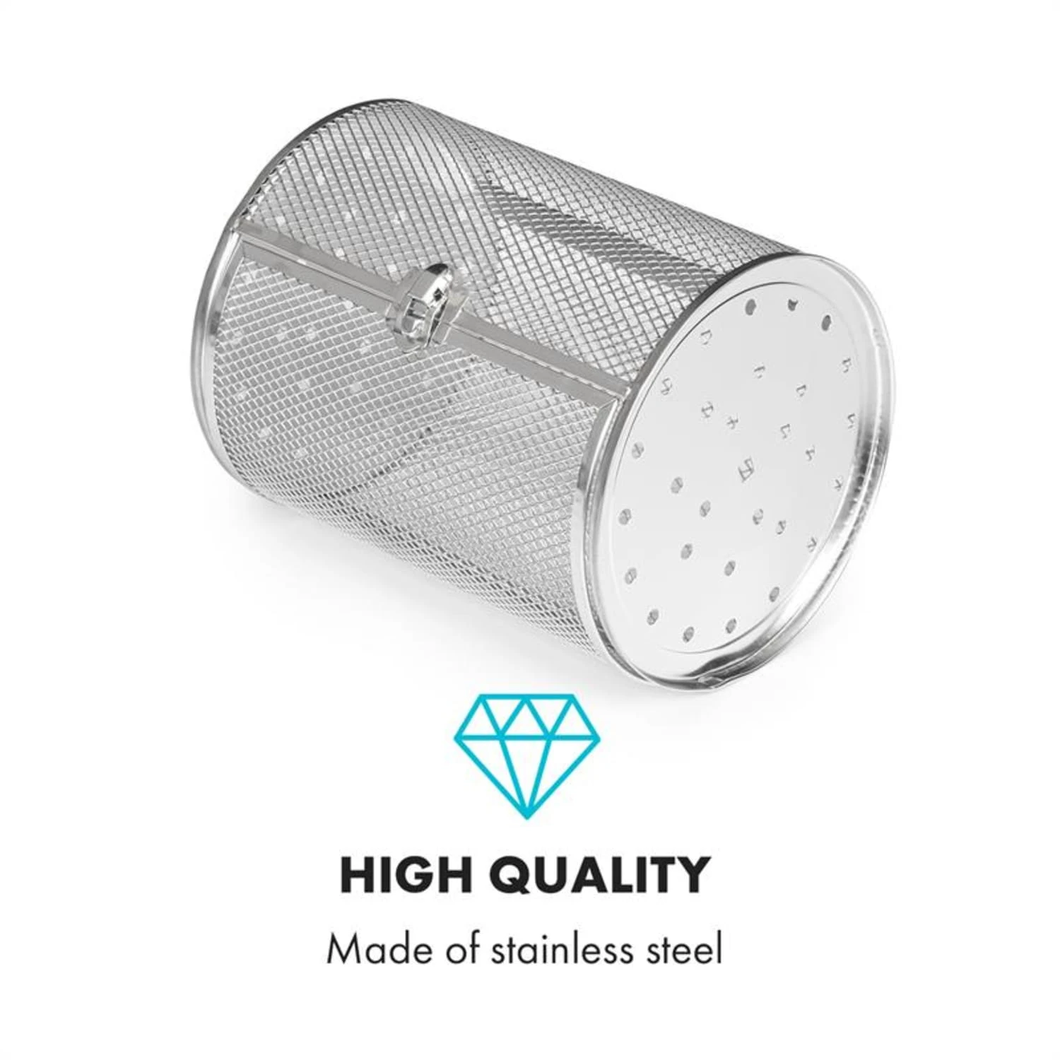 AeroVital Cube Chef Heißluftfritteuse Drehkorb Zubehör Edelstahl 6 AeroVital Cube Chef Heißluftfritteuse Drehkorb Zubehör Edelstahl – Bild 4