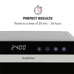 Flavour Dry Dörrautomat Temperatur: 35 - 75 °C Digitaler Thermostat 15 Flavour Dry Dörrautomat Temperatur: 35 - 75 °C Digitaler Thermostat -Küchenbedarf Angebote 10034423 yy 0006 logo Klarstein Flavour Dry Doerrautomat schwarz