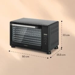 Mega Jerky Dörrautomat 650W 35-80°C LC-Touch-Display Timer 8 Ebenen -Küchenbedarf Angebote 10034439 yy 0006 logo