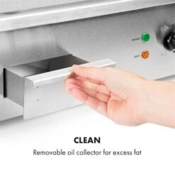 Grillmeile 3000G Elektrogrill 3000W Grillplatte 54,5x35cm Glatt -Küchenbedarf Angebote 10034447 yy 0007 logo Klarstein Grillmeile 3000G Pro Elektrogrill glatt