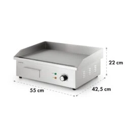 Grillmeile 3000G Elektrogrill 3000W Grillplatte 54,5x35cm Glatt -Küchenbedarf Angebote 10034447 yy 0009 logo Klarstein Grillmeile 3000G Pro Elektrogrill glatt