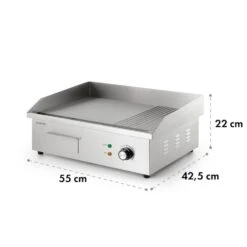 Grillmeile 3000GR Elektrogrill 3000W 54,5x35cm Glatt/geriffelt -Küchenbedarf Angebote 10034448 yy 0009 logo Klarstein Grillmeile 3000GR Pro Grill glatt geriffelt