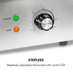 Grillmeile 3000R Elektrogrill 3000W Platte 54,5x35cm Geriffelt -Küchenbedarf Angebote 10034449 yy 0003 logo Klarstein Grillmeile 3000R Pro Grill geriffelt