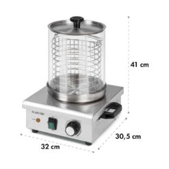 Wurstfabrik 450 Hot Dog Maker 450W 5L 30-100°C Glas Edelstahl -Küchenbedarf Angebote 10034450 yy 0009 logo