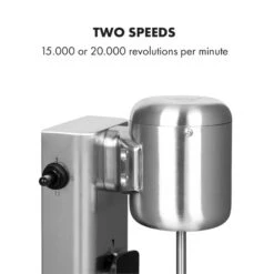 Kraftpaket Milchshake-Mixer Proteinshake 80W Edelstahl Silber -Küchenbedarf Angebote 10034456 yy 0005 logo Klarstein Kraftpaket Pro Milchshake Mixer 80W