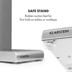 Kraftpaket Milchshake-Mixer Proteinshake 80W Edelstahl Silber -Küchenbedarf Angebote 10034456 yy 0008 logo Klarstein Kraftpaket Pro Milchshake Mixer 80W