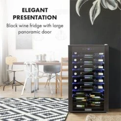 Vinomatica 36 Uno Weinkühlschrank 95l Touch-Bedienfeld 85W 4-18 °C -Küchenbedarf Angebote 10034466 yy 0003 logo Klarstein Vinomatica Weinkuehlschrank 95l schwarz