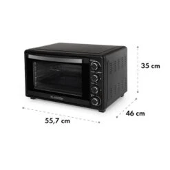 Masterchef 45 Mini-Backofen 45l 2000W 100-230 °C Timer Schwarz -Küchenbedarf Angebote 10034496 yy 0009 logo Klarstein Masterchef 45 Mini Backofen 45l schwarz