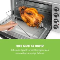 Masterchef 45 Mini-Backofen 45l 2000W 100-230 °C Timer Silber -Küchenbedarf Angebote 10034497 de 0006 logo