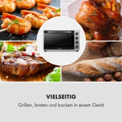 Masterchef 45 Mini-Backofen 45l 2000W 100-230 °C Timer Silber -Küchenbedarf Angebote 10034497 de 0007 logo