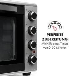 Masterchef 60 Mini-Backofen 60l 2000W 100-230 °C Timer Silber 15 Masterchef 60 Mini-Backofen 60l 2000W 100-230 °C Timer Silber -Küchenbedarf Angebote 10034499 de 0005 logo