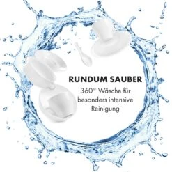 Azuria Geschirrspülmaschine 1380W 6,5L 6 Gedecke Schwarze Glasfront -Küchenbedarf Angebote 10034510 de 0006 logo