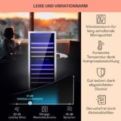 Vinovilla Grande 116 Built-in Duo Weinkühlschrank 310 Ltr 116 Fl. LED -Küchenbedarf Angebote 10034525 DE 0004 usp