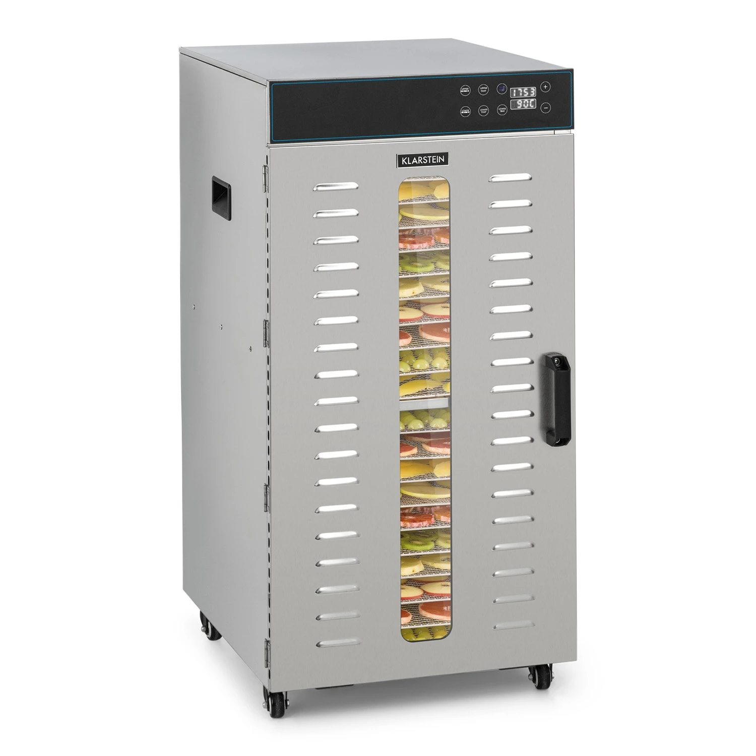 Master Jerky 300 Dörrautomat 2000W 40-90 °C 24h-Timer Edelstahl Silber 3 Master Jerky 300 Dörrautomat 2000W 40-90 °C 24h-Timer Edelstahl Silber