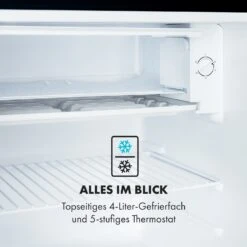 Delaware Kühlschrank 75 Liter 4-Liter-Gefrierfach Kompression -Küchenbedarf Angebote 10034554 de 0007 logo
