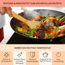 EasyCook Keramikkochfeld 6100W Drehregler Schwarz -Küchenbedarf Angebote 10034604 de 0005 usp