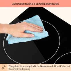 EasyCook Keramikkochfeld 6100W Drehregler Schwarz -Küchenbedarf Angebote 10034604 de 0008 usp