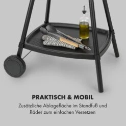 Gatsby Elektrogrill 2000W Antihaft-Grillfläche Seitentische Schwarz -Küchenbedarf Angebote 10034706 de 0007 logo