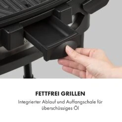 Gatsby Elektrogrill 2000W Antihaft-Grillfläche Seitentische Schwarz -Küchenbedarf Angebote 10034706 de 0008 logo