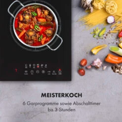 Cook N Roll Induktionskochfeld 2000W Timer 10 Stufen Bratenthermometer 18 Cook N Roll Induktionskochfeld 2000W Timer 10 Stufen Bratenthermometer -Küchenbedarf Angebote 10034708 de 0008 logo