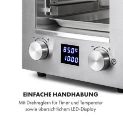Hannibal Hochtemperaturgrill Indoor 2.200W 850°C Edelstahl Silber -Küchenbedarf Angebote 10034803 de 0005 logo