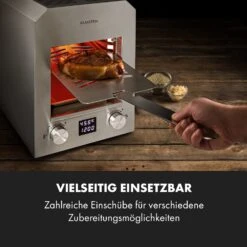 Hannibal Hochtemperaturgrill Indoor 2.200W 850°C Edelstahl Silber -Küchenbedarf Angebote 10034803 de 0006 logo