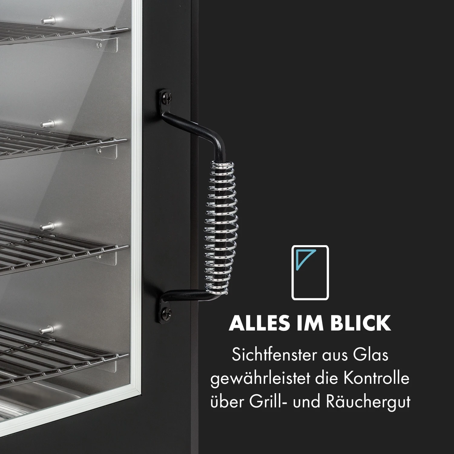 Pasadena Gas-Räuchergrill 2,5 KW Heizleistung 180 °C / 350 °F Max. 5 Pasadena Gas-Räuchergrill 2,5 KW Heizleistung 180 °C / 350 °F Max. – Bild 3