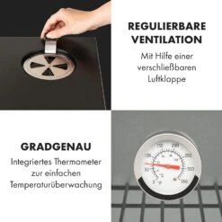 Pasadena Gas-Räuchergrill 2,5 KW Heizleistung 180 °C / 350 °F Max. 17 Pasadena Gas-Räuchergrill 2,5 KW Heizleistung 180 °C / 350 °F Max. -Küchenbedarf Angebote 10034818 de 0006 logo