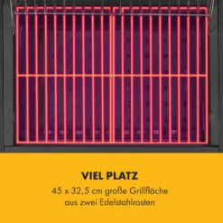 Meat Machine Holzkohlegrill BBQ 45x32,5cm Thermometer Bodenrollen -Küchenbedarf Angebote 10034819 de 0003 logo