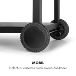 Pizzaiolo Pro Pizza-Gasgrill 76x143x66cm Schamottestein Stahl Mobil -Küchenbedarf Angebote 10034844 de 0007 logo